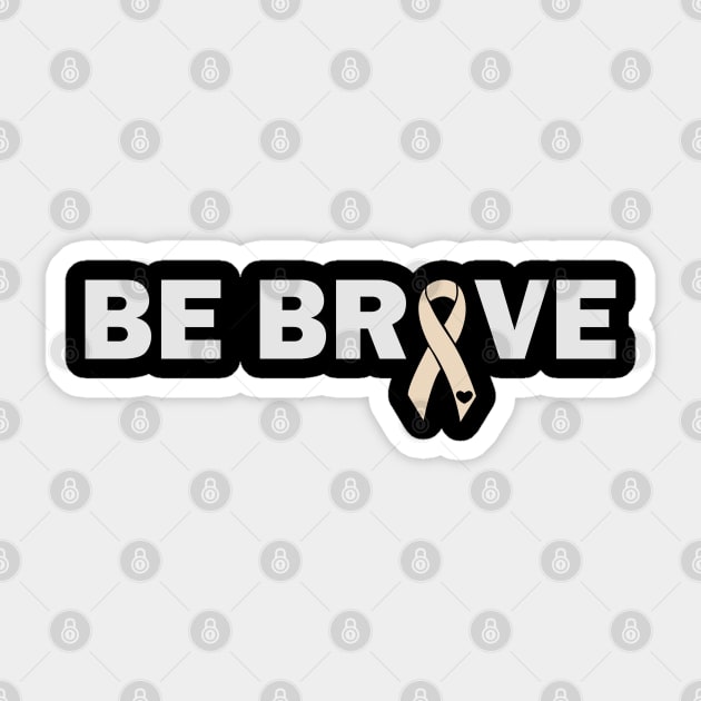 Be Brave Lung Cancer Awareness Sticker by busines_night